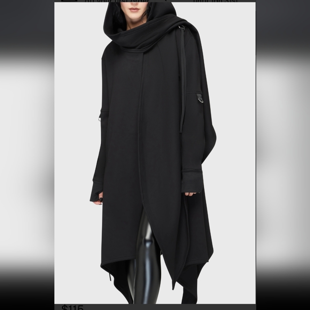 Killstar Black Hooded Jacket